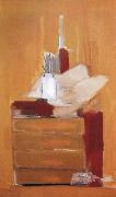 Nicolas de Stael The Orange Background of Workroom oil painting